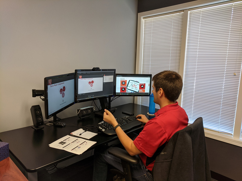 ben seidel presenting online webinar on digital marketing and seo
