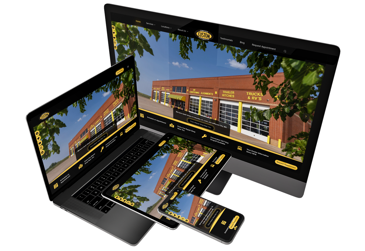 Custom Complete Automotive Web Design