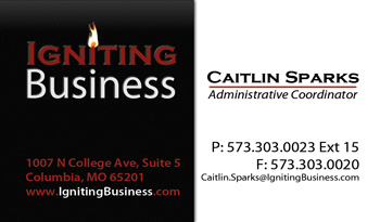 Business Card with Service Information