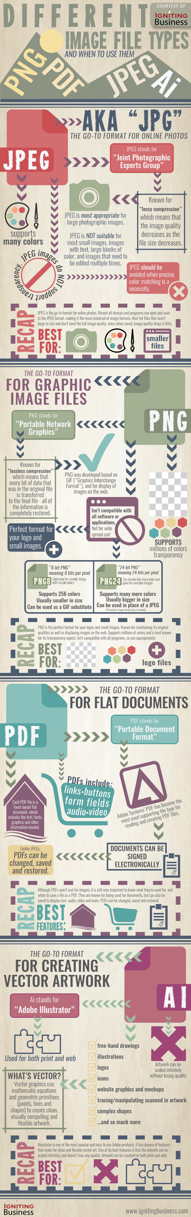 Image File Types Infographic