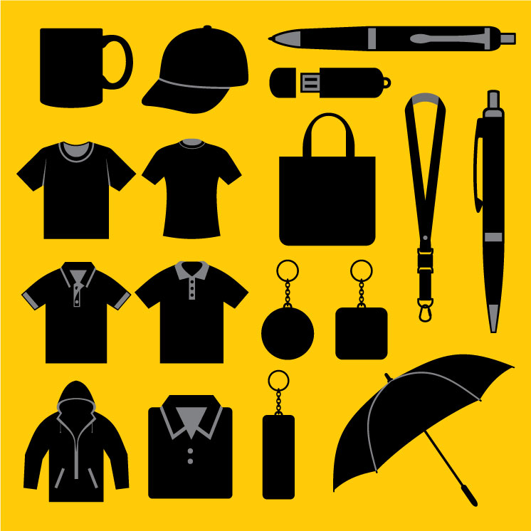 promotional merchandise vector art