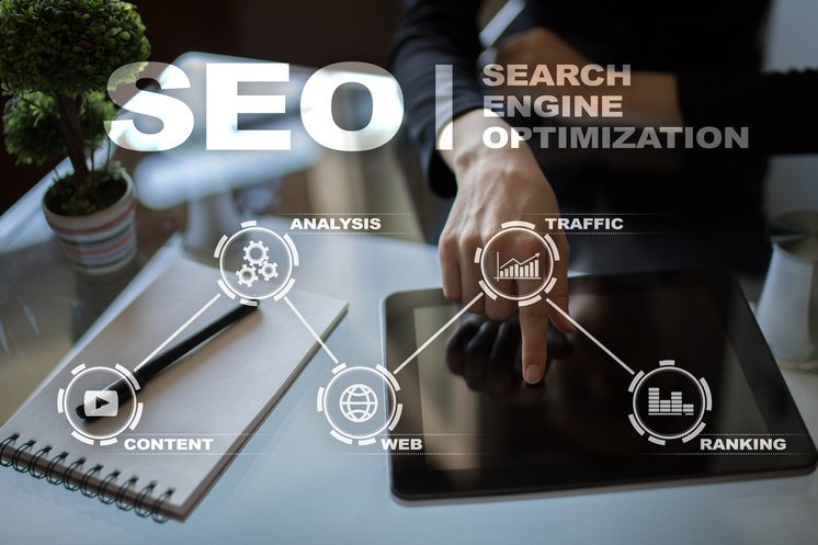 small business owner using seo to boost search engine ranking