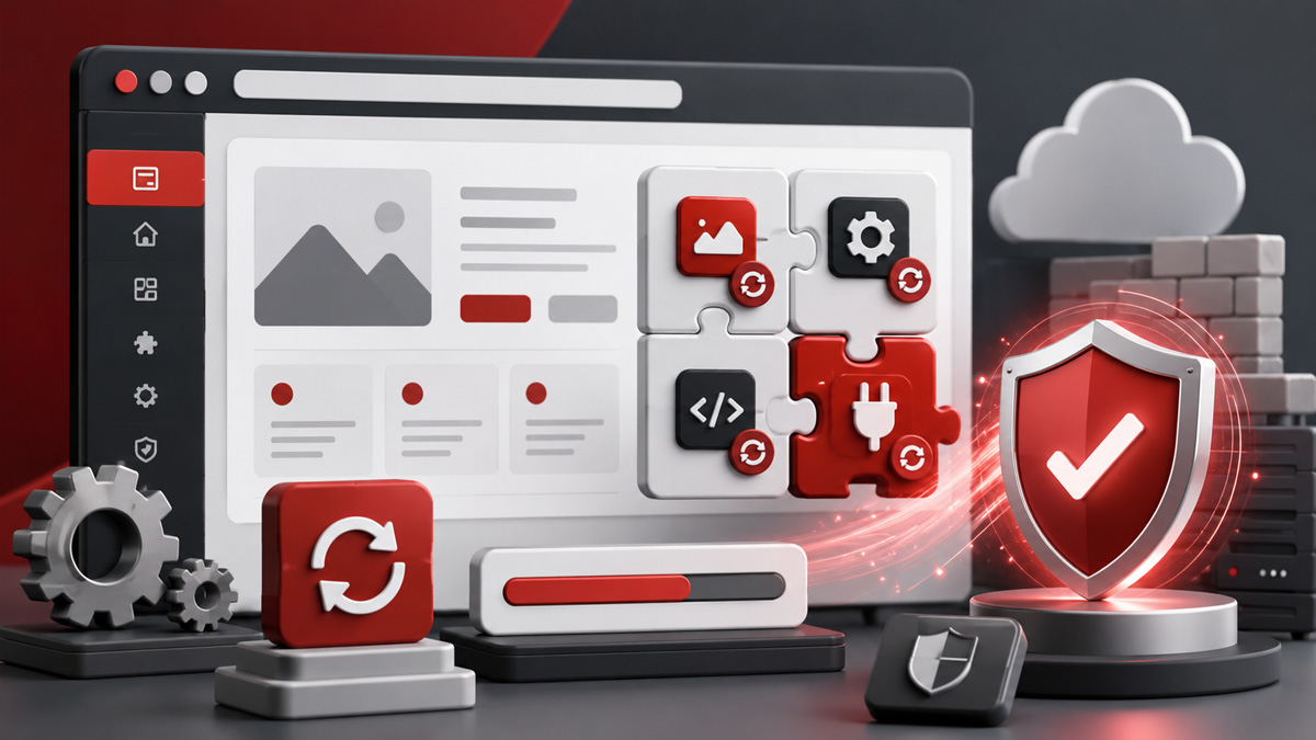 website security improvements and plugin updates