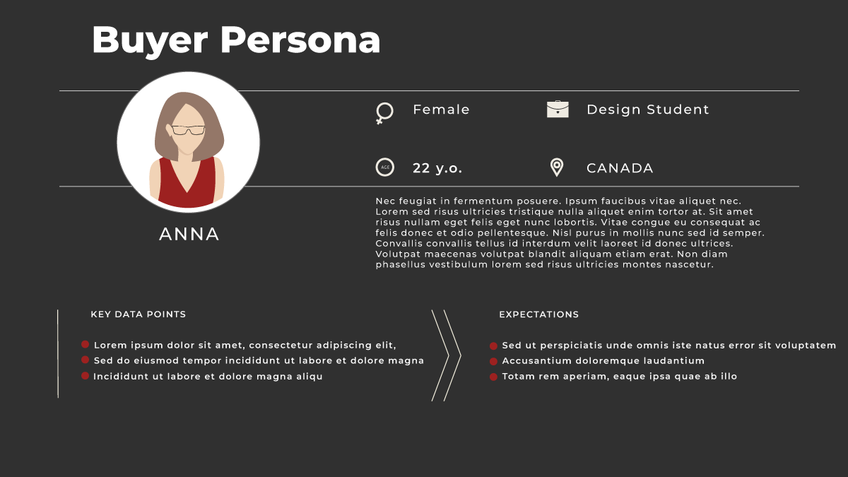 buyer persona illustration for small business marketing