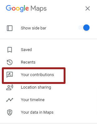 google review contributions