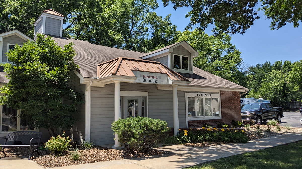 exterior of office building