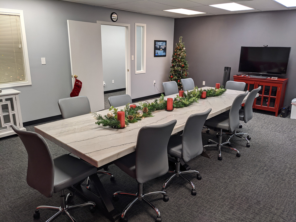 igniting business training room at christmas time