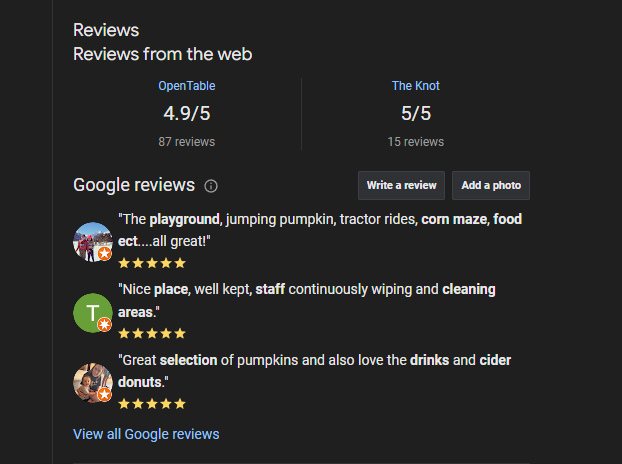 reviews from the web