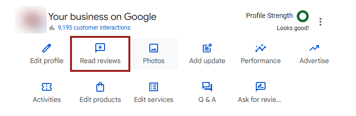 read google reviews icon