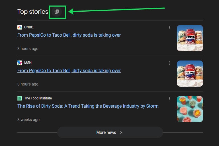 set preferred google news source