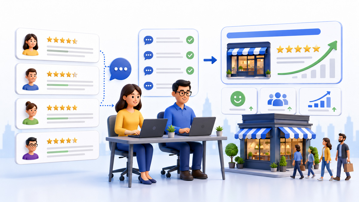 small business responding to every online review