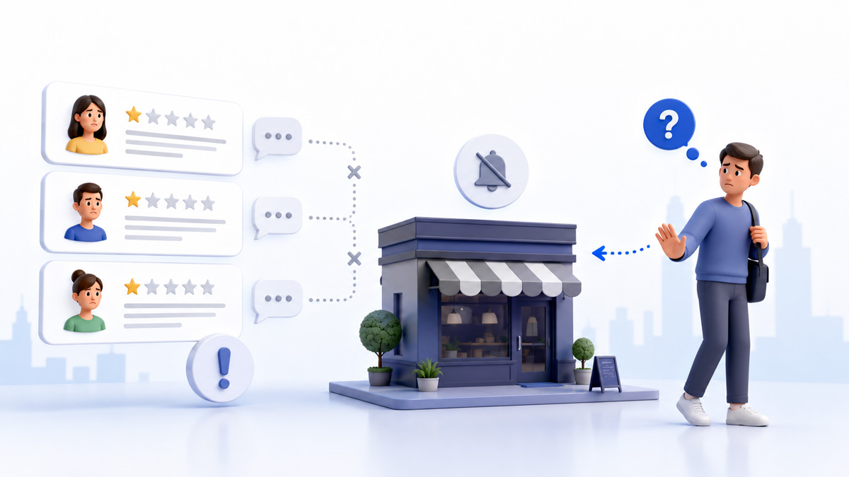 unanswered reviews hurting customer trust