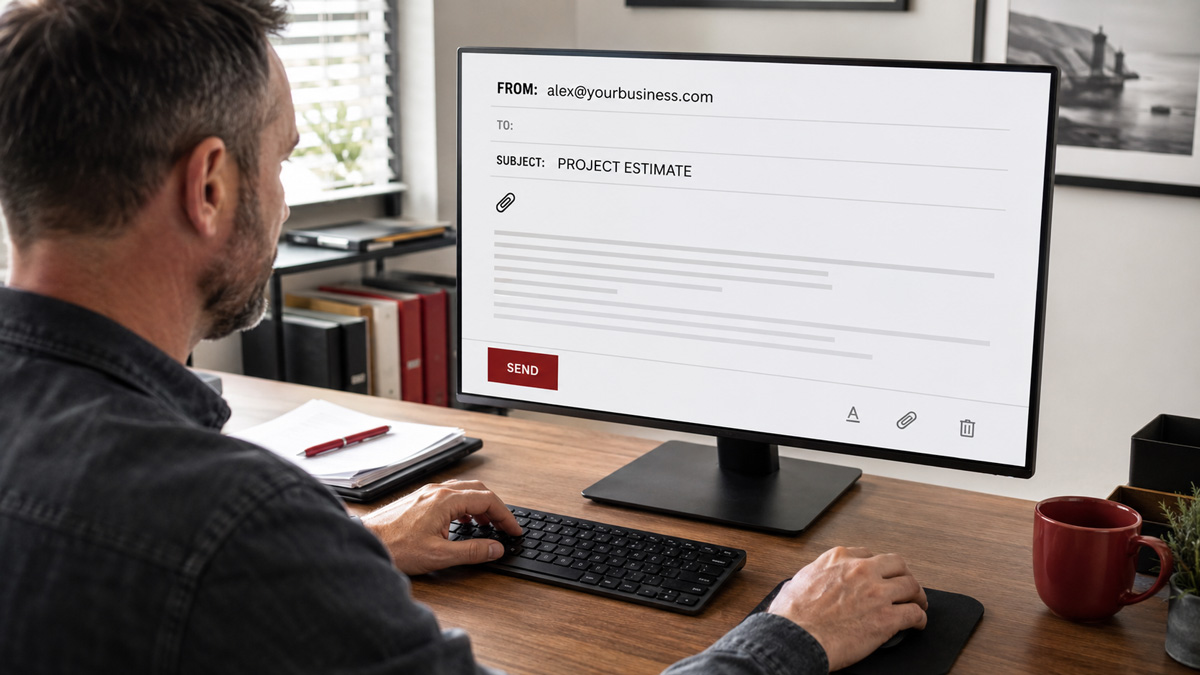 branded email for sending communications to customers