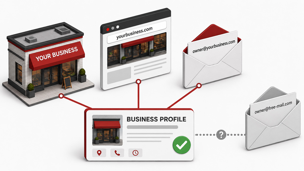 gbp management with branded email