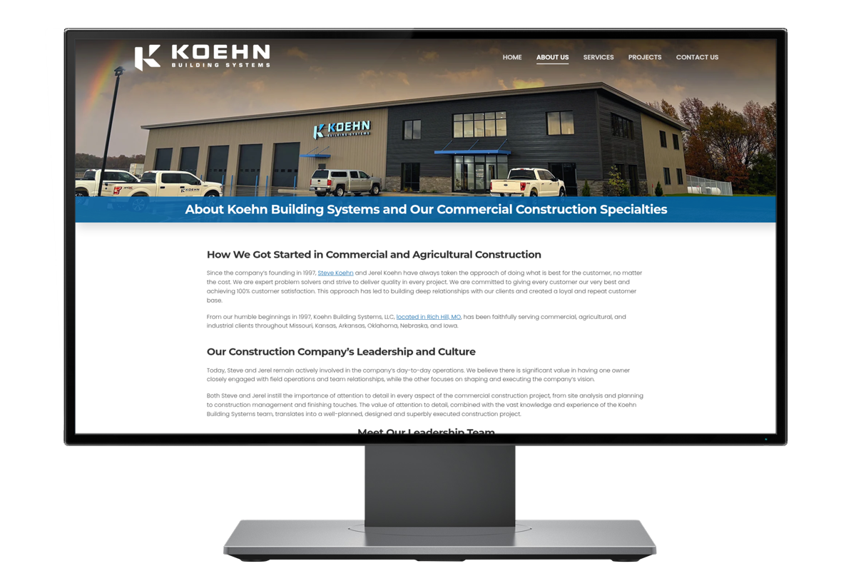 kbs example about us page differentiators