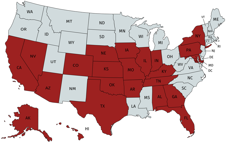 states served by igniting business