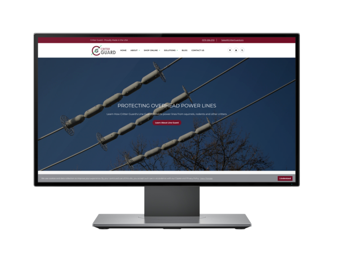 critter guard ecommerce website on shopify