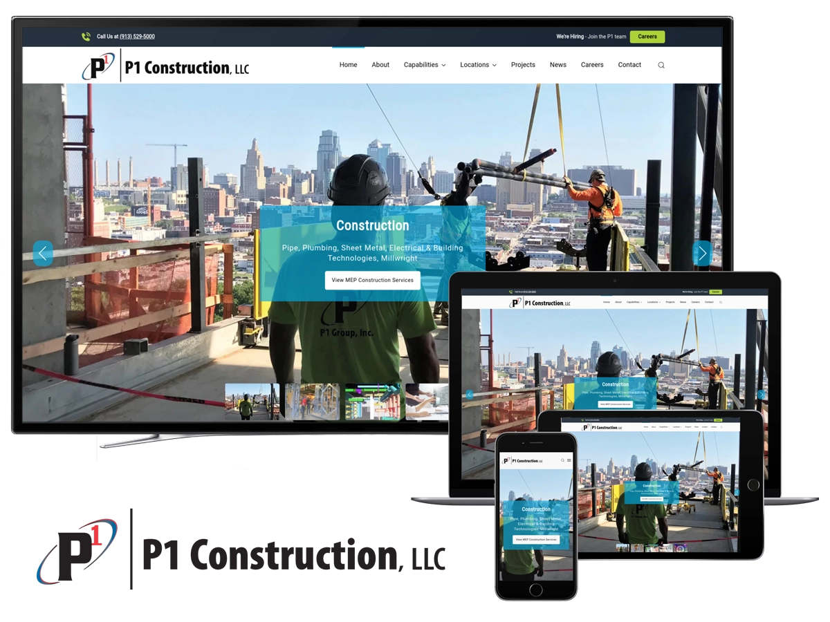 P1 Construction website