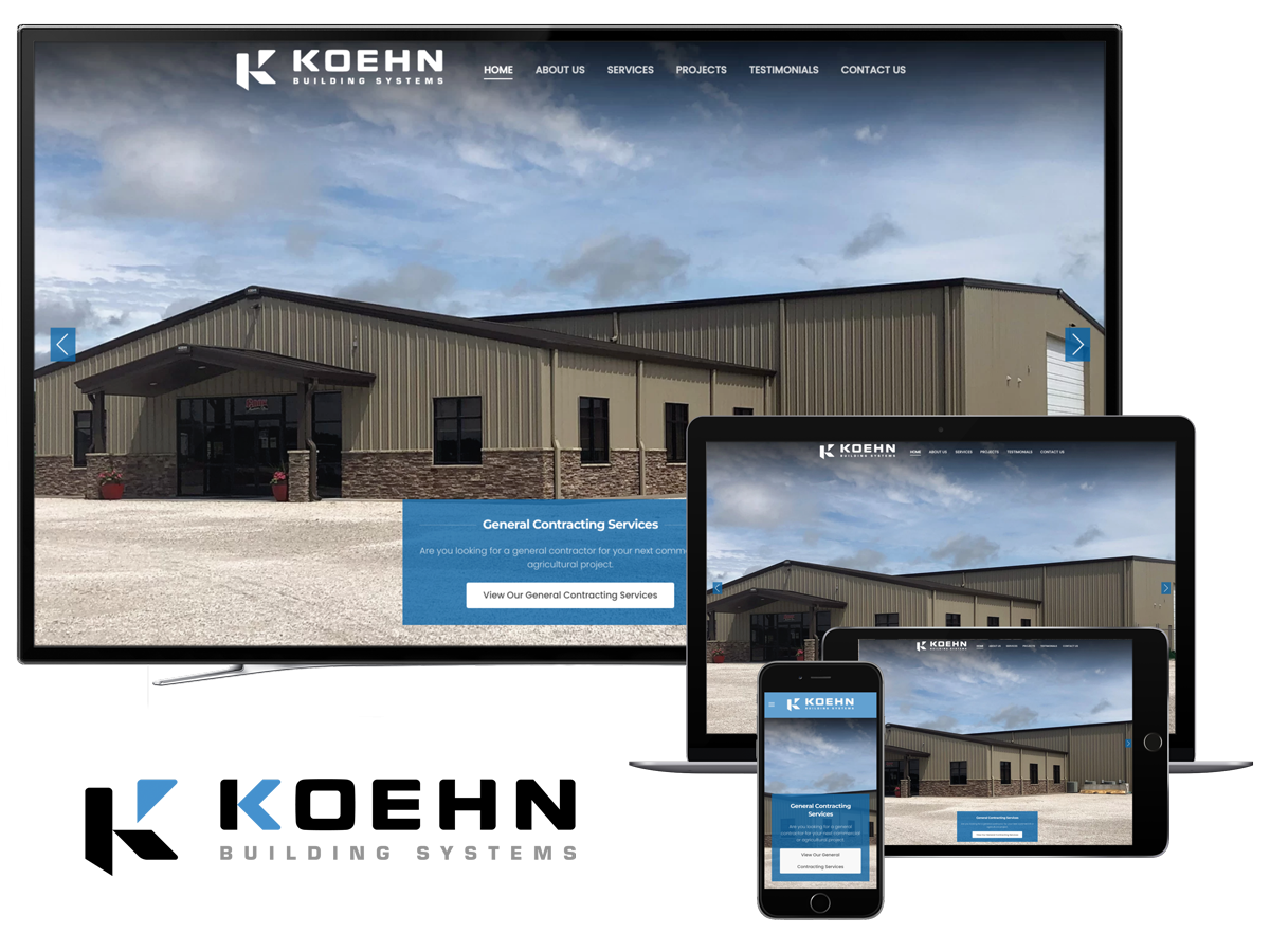 Koehn Building Systems Responsive Web Design